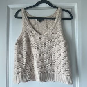 Banana Republic Tan Knit Tank, Medium